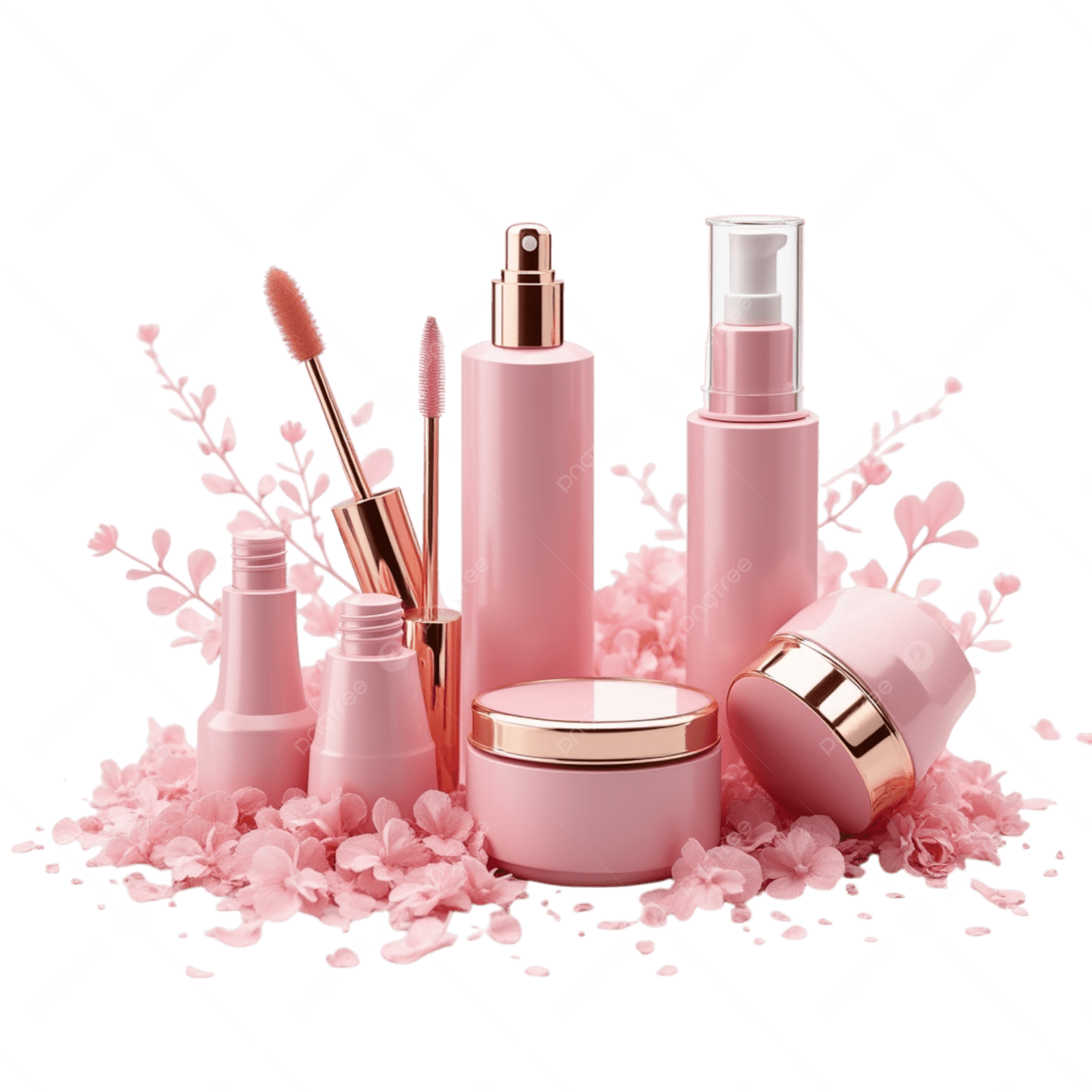 pngtree makeup and beauty essentials showcasing a variety of tools products for png image 20002614